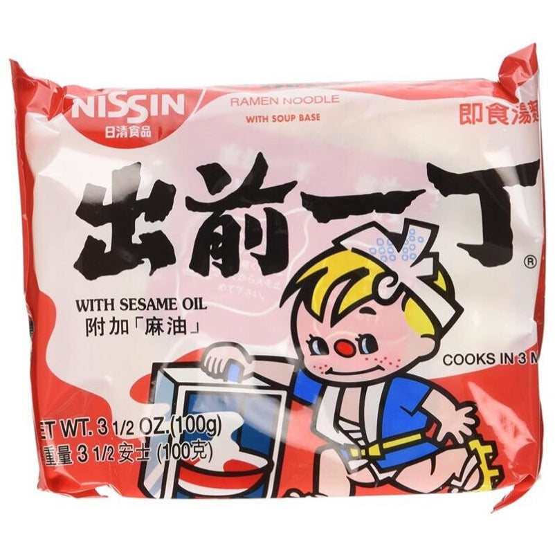 Nissin Demae Ramen with Sesame Oil Instant Noodles 100g