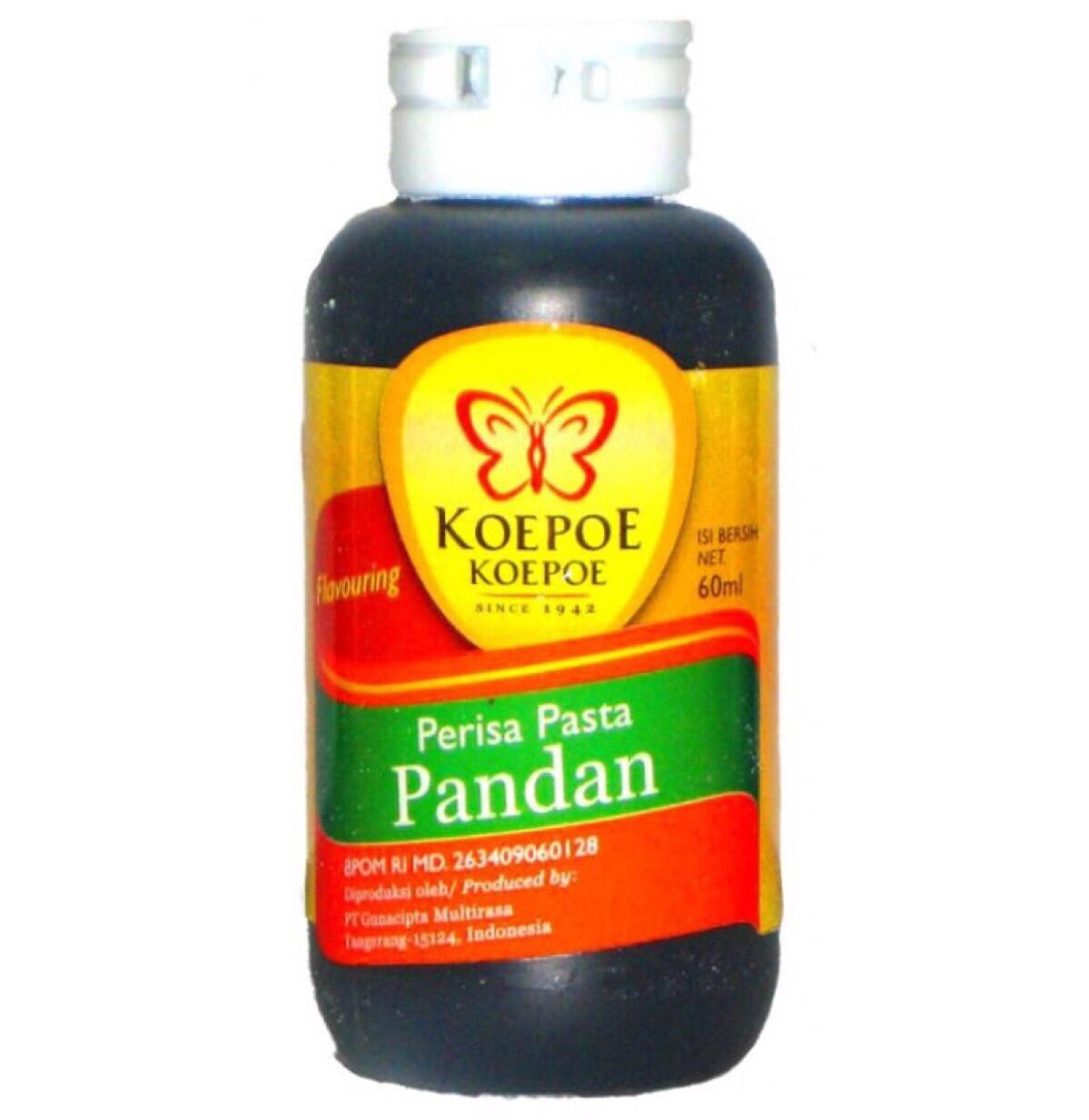 Koepoe Koepoe Butterfly Pandan Essense Paste 60ml - Asian Online Superstore UK
