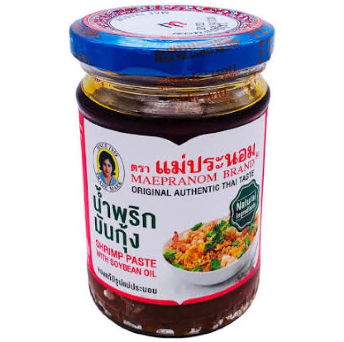 Mae Pranom Shrimp Paste with Soybean Oil (Shrimp Fat in Oil) 180g - AOS Express