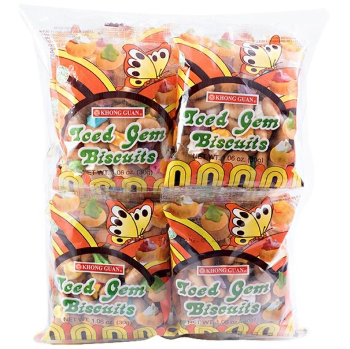 Khong Guan Iced Gems Biscuits (12x30g) 360g - AOS Express