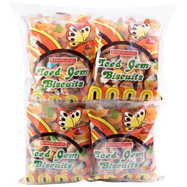 Khong Guan Iced Gems Biscuits (12x30g) 360g - AOS Express