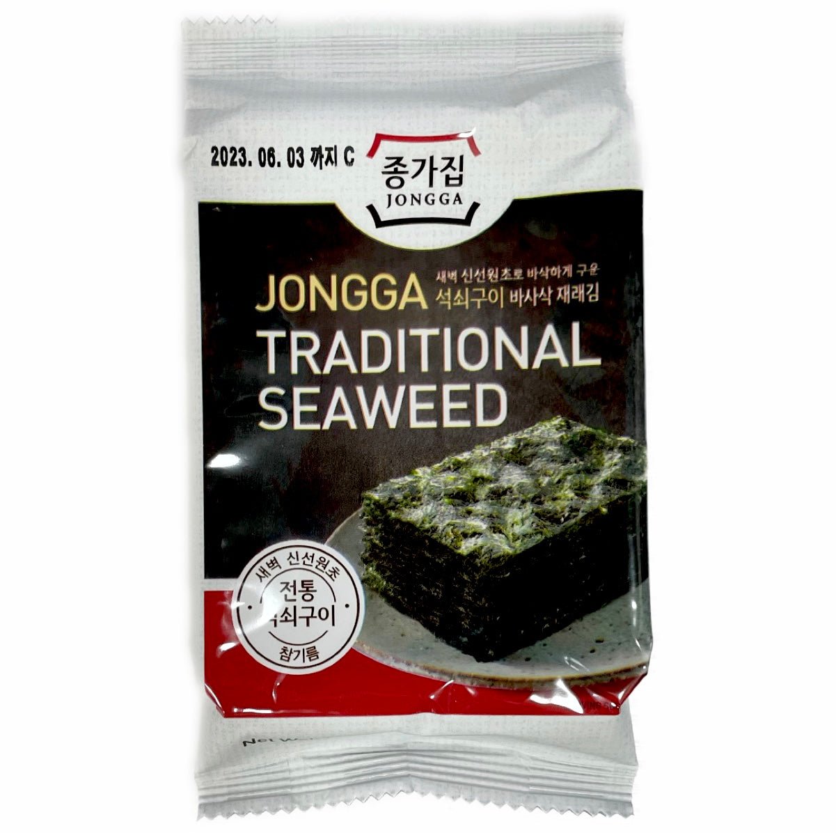 Jongga Traditional Seaweed Seasoned Snacks 4g - Asian Online Superstore UK