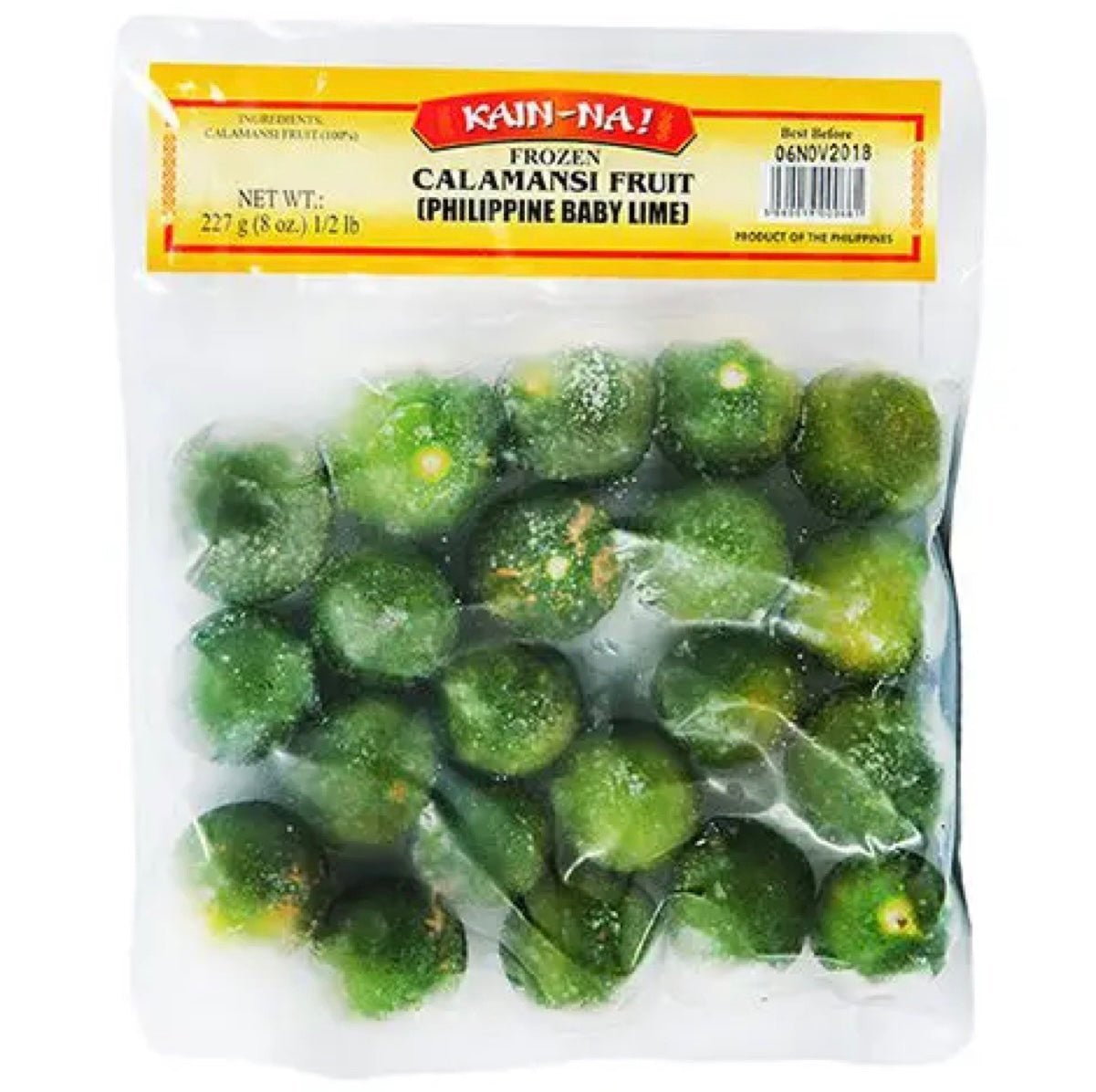Kain na Frozen Calamansi Fruit (Philippine Baby Lime) 227g - Asian Online Superstore UK