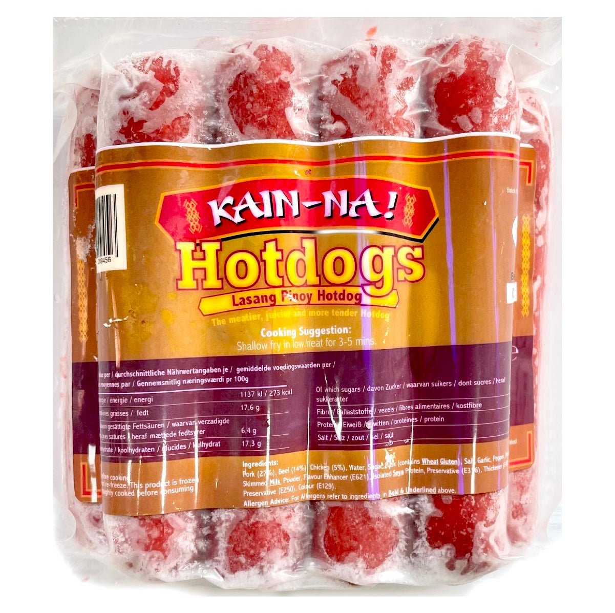 Kain Na Pinoy Hot Dogs 500g - Asian Online Superstore UK
