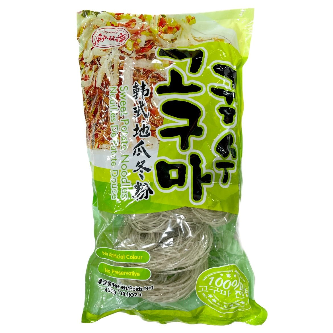 KLKW Sweet Potato Noodle (Round) 400g - Asian Online Superstore UK