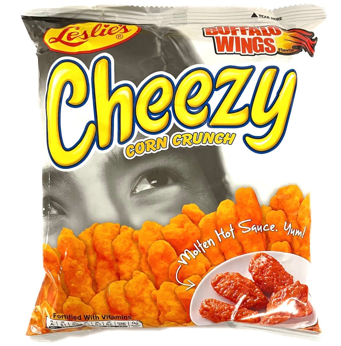 Leslie’s Cheezy Corn Crunch - Buffalo Wings 70g - Asian Online Superstore UK