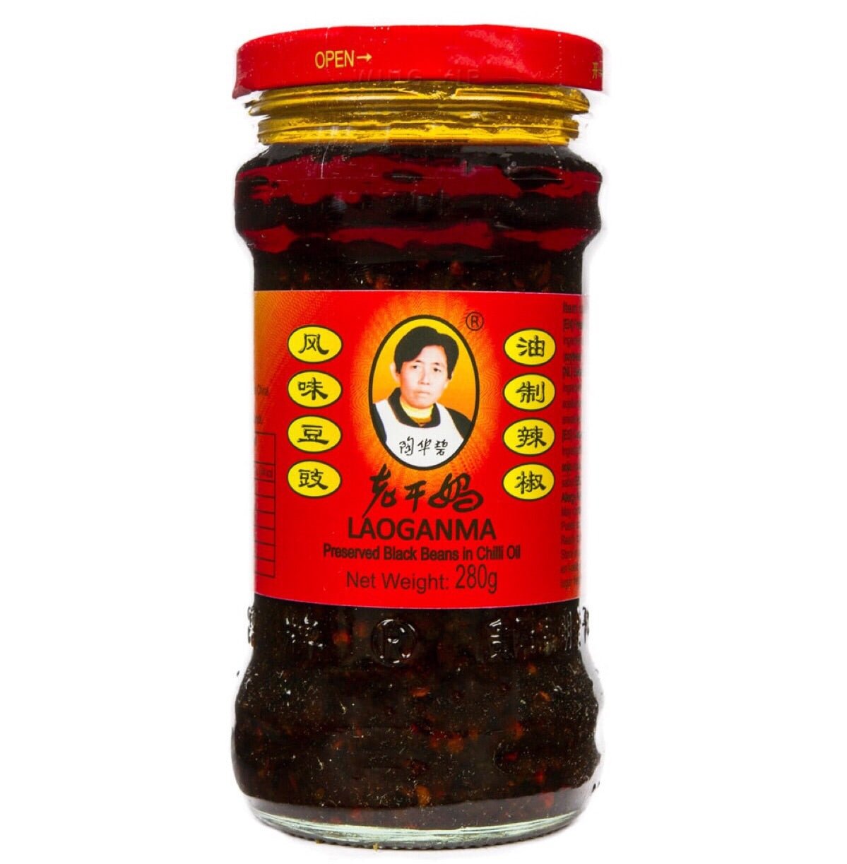 LGM Lao Gan Ma Preserved Black Beans in Chilli Oil 280g - Asian Online Superstore UK