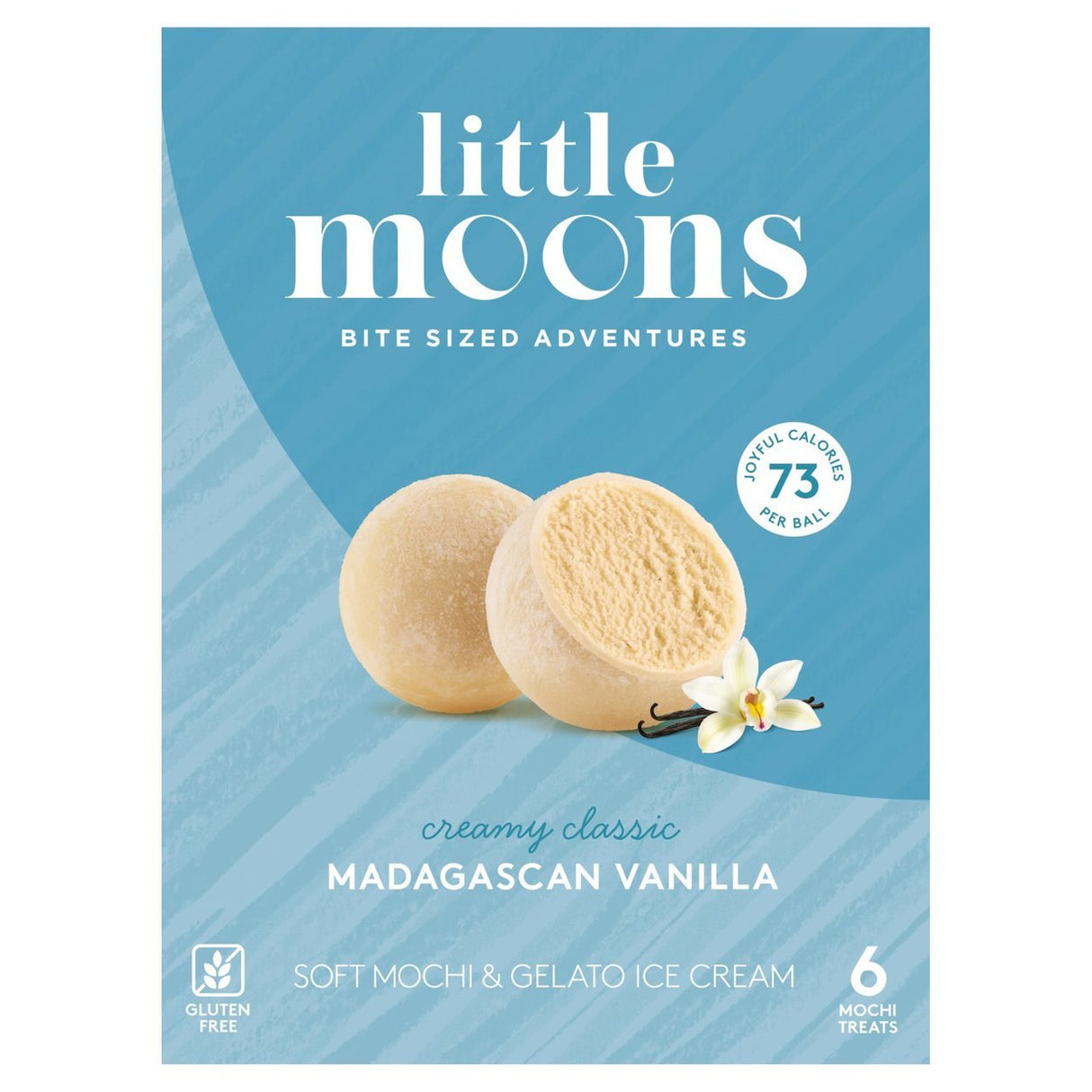 Little Moons Vanilla Mochi Ice Cream (6pc) 192g - Asian Online Superstore UK