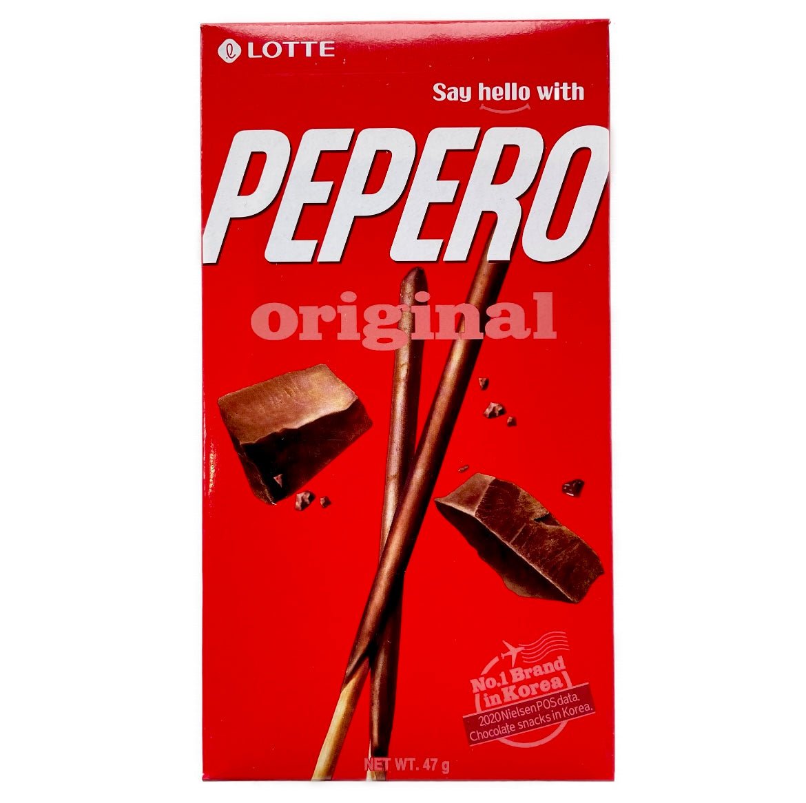 Lotte Pepero Original Flavour Biscuit Sticks 47g - Asian Online Superstore UK