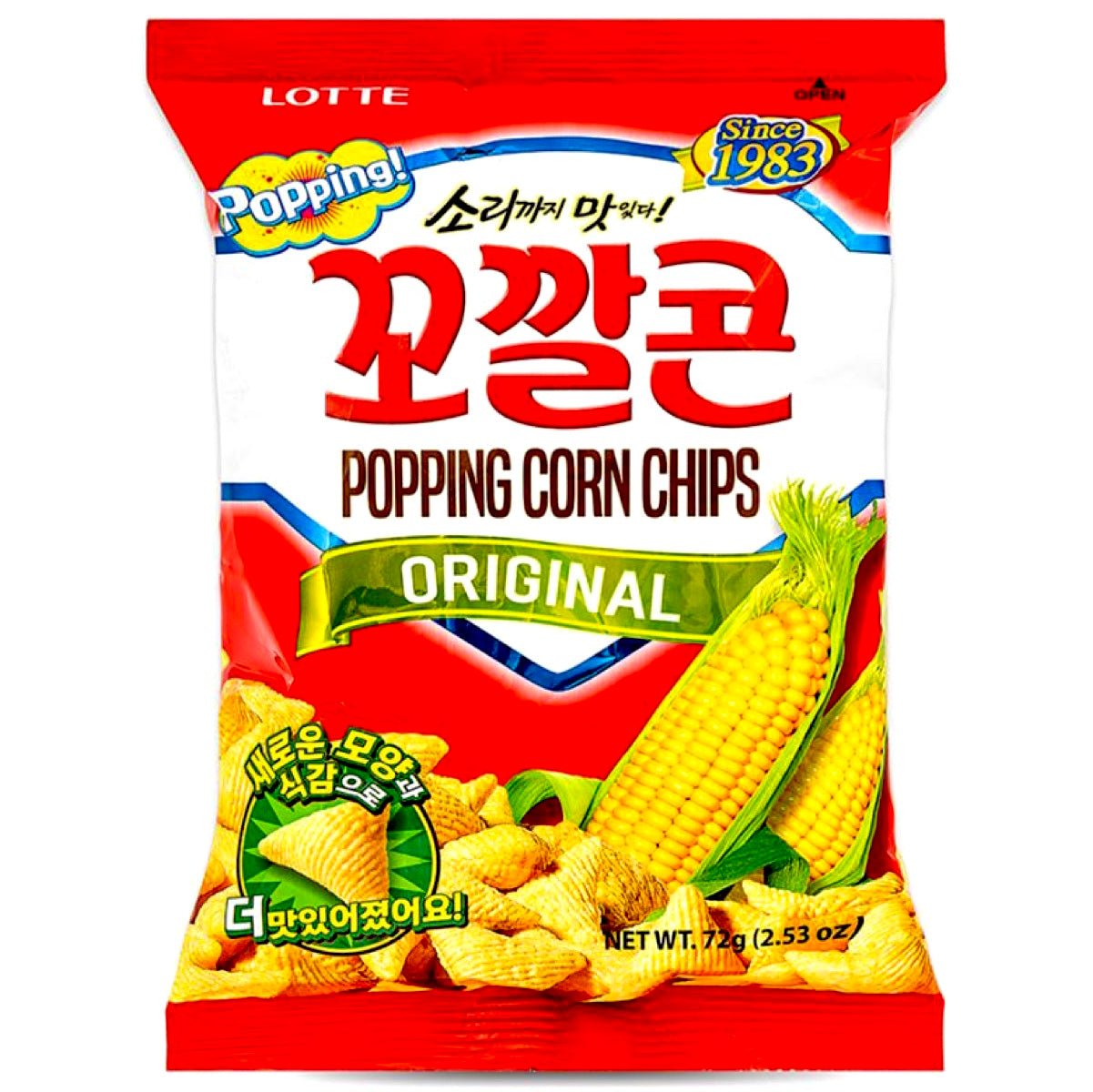 Lotte Popping Corn Original Flavour (Kok Kal Cone) 72g - Asian Online Superstore UK