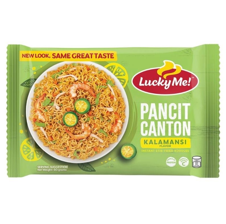 Lucky Me Pancit Canton Kalamansi (Instant Fried Noodle) 10 - pack (10x80g) - Asian Online Superstore UK