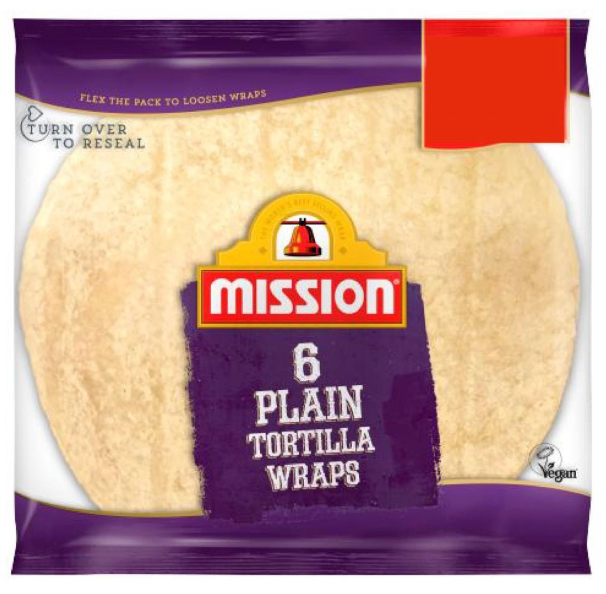 Mission Foods Plain Tortilla Wrap (25cm) 6 Pack - Asian Online Superstore UK