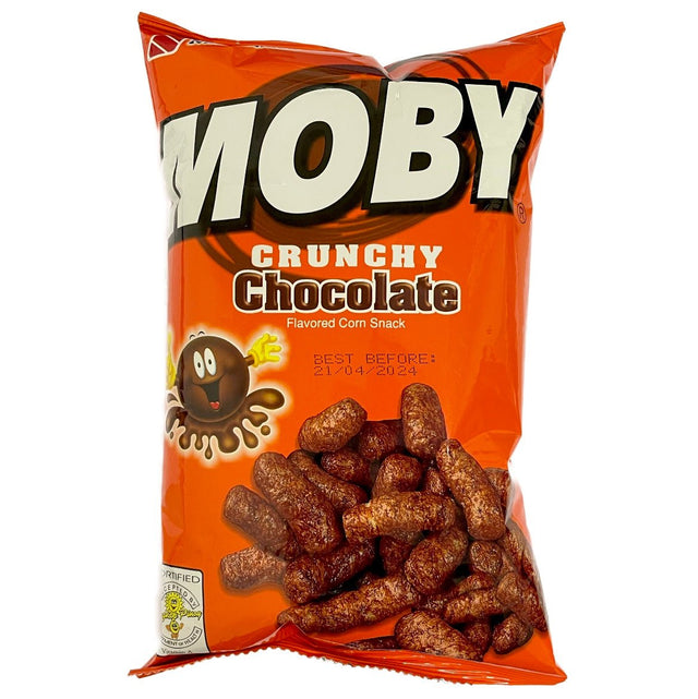 Moby Crunchy Chocolate Flavored Corn Snack 60g - Asian Online Superstore UK