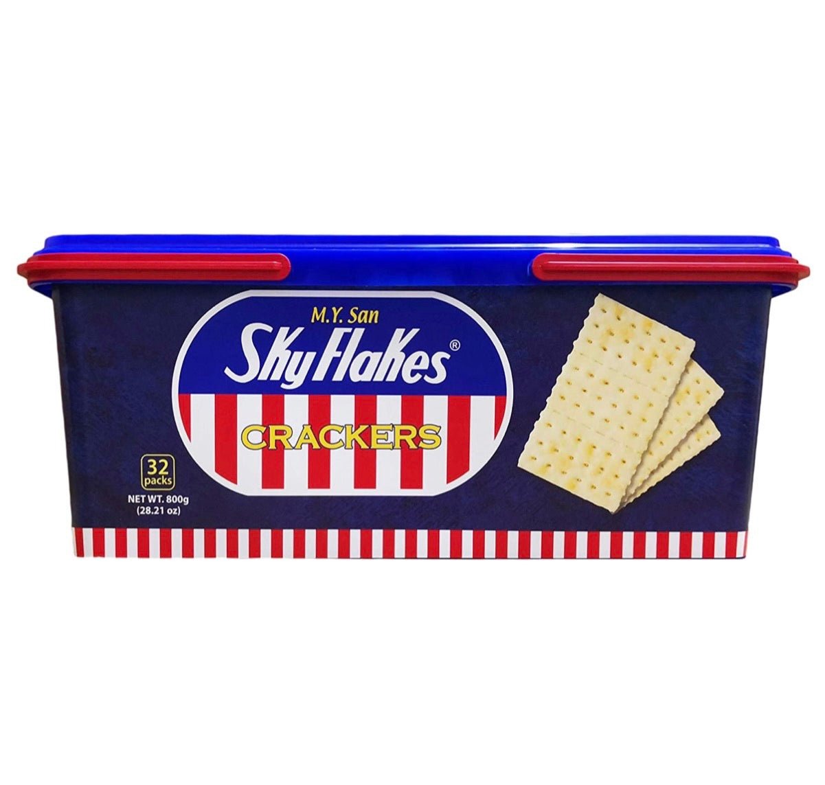 M.Y. San Sky Flakes Crackers (Plastic Pail) 800g - Asian Online Superstore UK