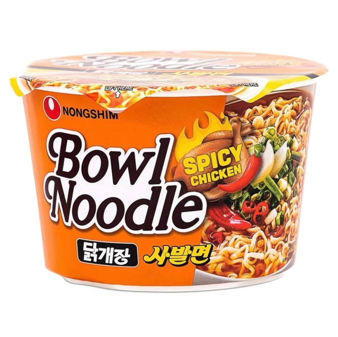Nongshim Bowl Noodle Soup Spicy Chicken 100g - Asian Online Superstore UK