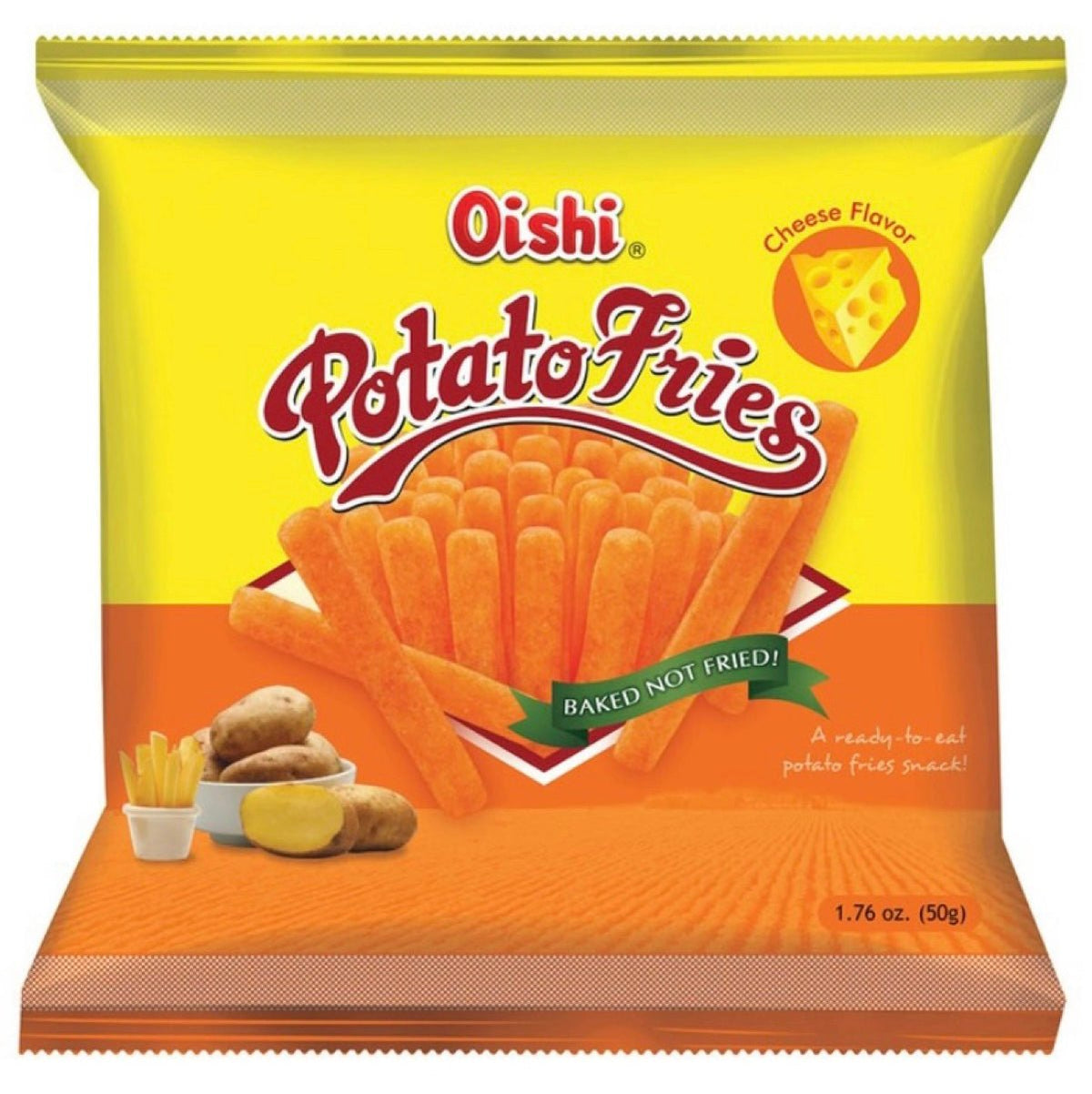 Oishi Potato Fries - Cheese 50g | Asian Grocery UK