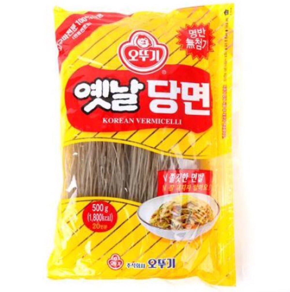 Ottogi Korean Vermicelli (Glass Vermicelli - Sweet Potato Noodle) 500g - Asian Online Superstore UK