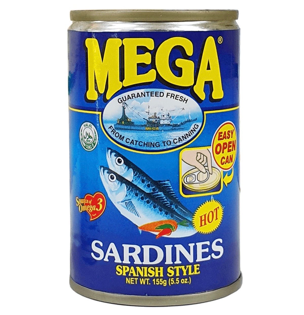 OUTDATED: Mega Sardines Spanish Style 155g (BBD: 27 - 07 - 25) - Asian Online Superstore UK