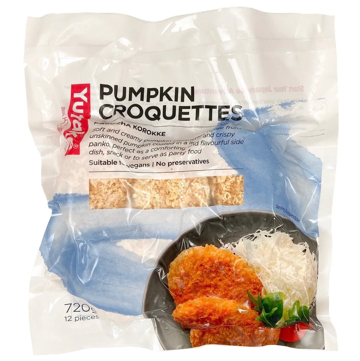 OUTDATED: Yutaka Pumpkin Croquette (12x60g) 720g(BBD: 26 - 09 - 25) - Asian Online Superstore UK