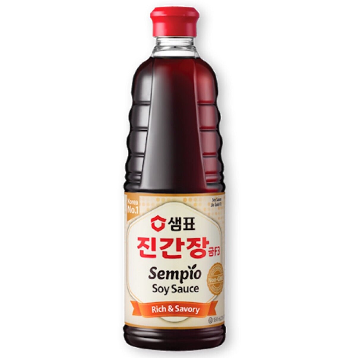 OUTDATED:Sempio Soy Sauce Jin Gold F3 (Kosher) Rich & Savory 500ml (BBD: 21 - 12 - 25) - Asian Online Superstore UK