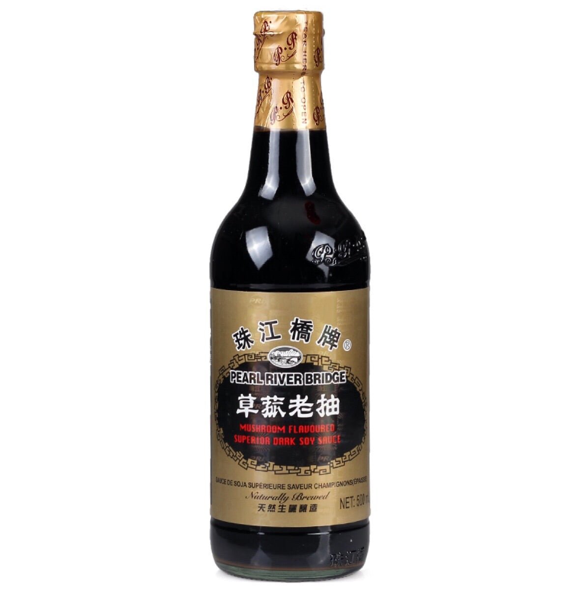 Pearl River Bridge Mushroom Soy Sauce 500ml - Asian Online Superstore UK