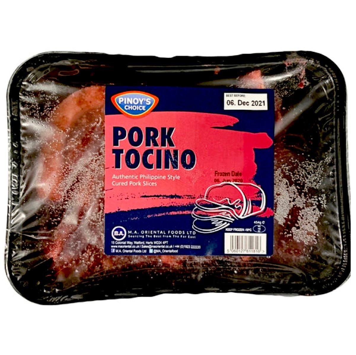Pinoy’s Choice Pork Tocino (Sweet Cured Pork) 454g - Asian Online Superstore UK