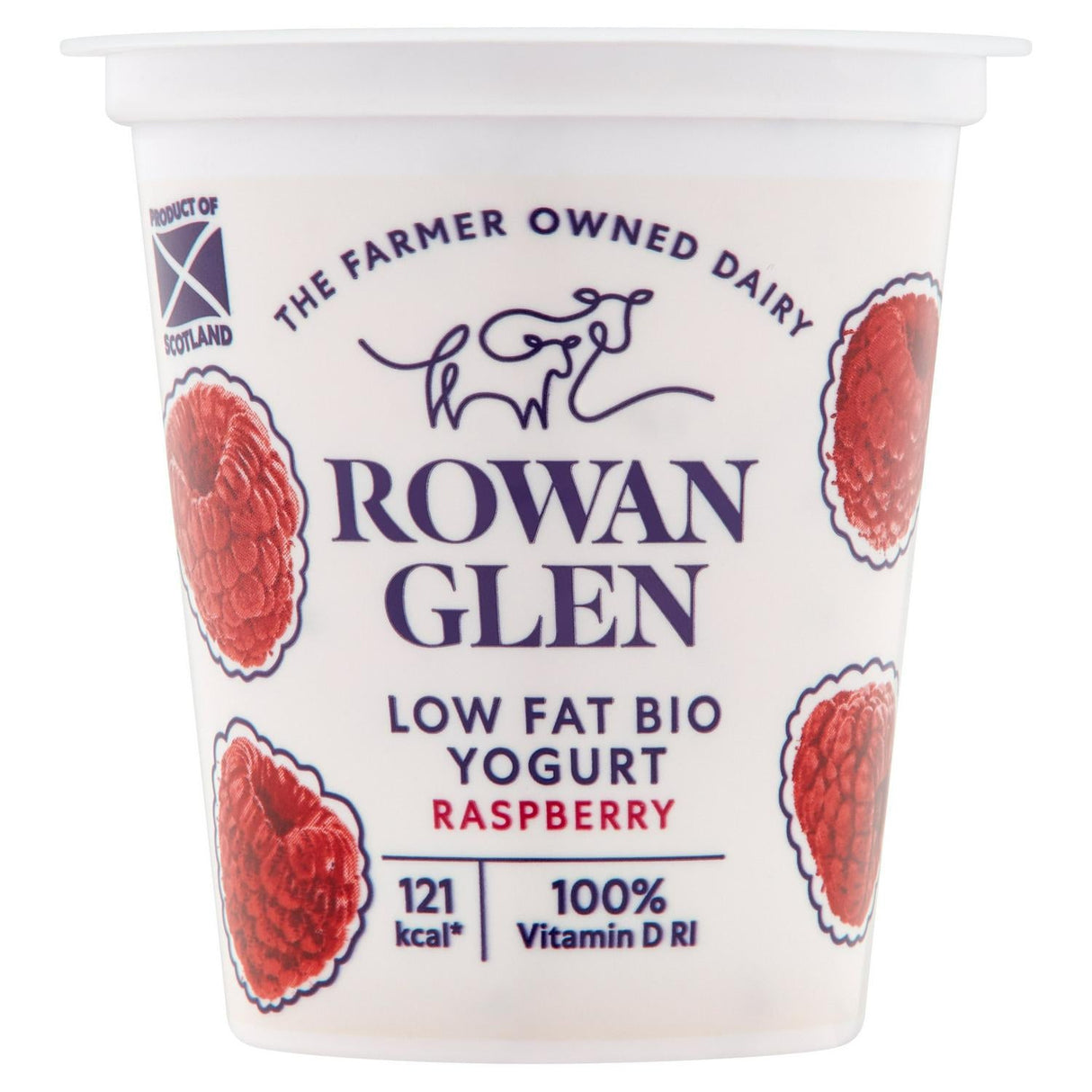Rowan Glen Low Fat Bio Rasberry Yogurt 125g - Asian Online Superstore UK