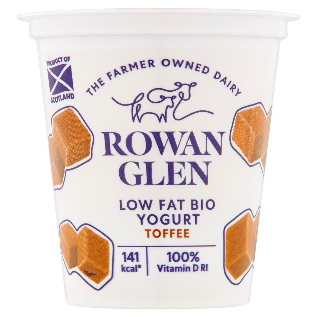Rowan Glen Low Fat Bio Toffee Yogurt 125g - Asian Online Superstore UK