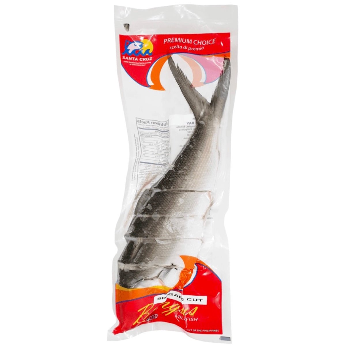 S.C Santa Cruz Milkfish Whole Sinigang Cut (Bangus) 600 - 800g - Asian Online Superstore UK