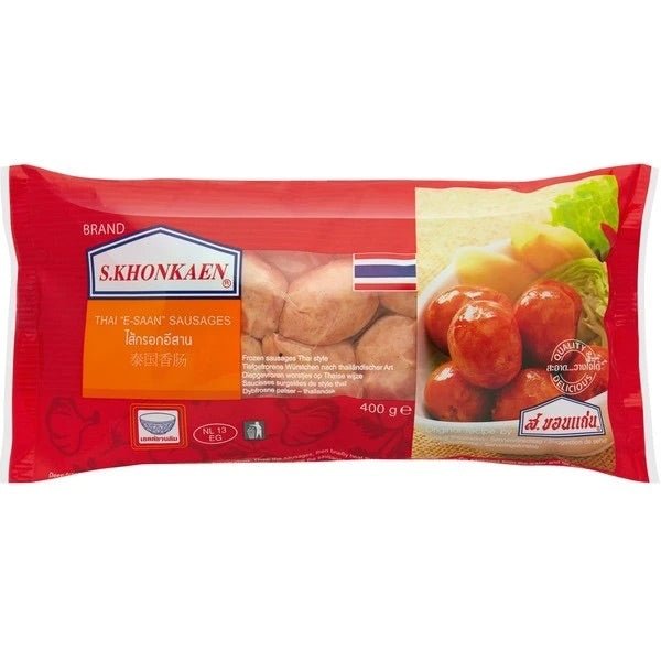S.Khonkaen Thai Sausages (Saikrok E - San Thai Esaan) 360g - Asian Online Superstore UK
