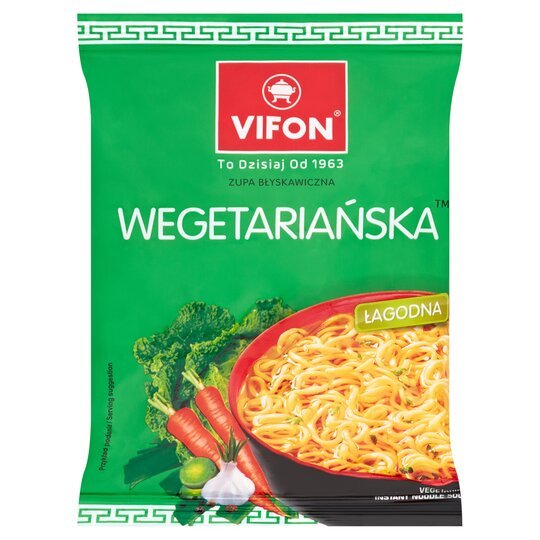 Vifon Vegetarianska (Vegetarian) Instant Noodle 70g - Asian Online Superstore UK