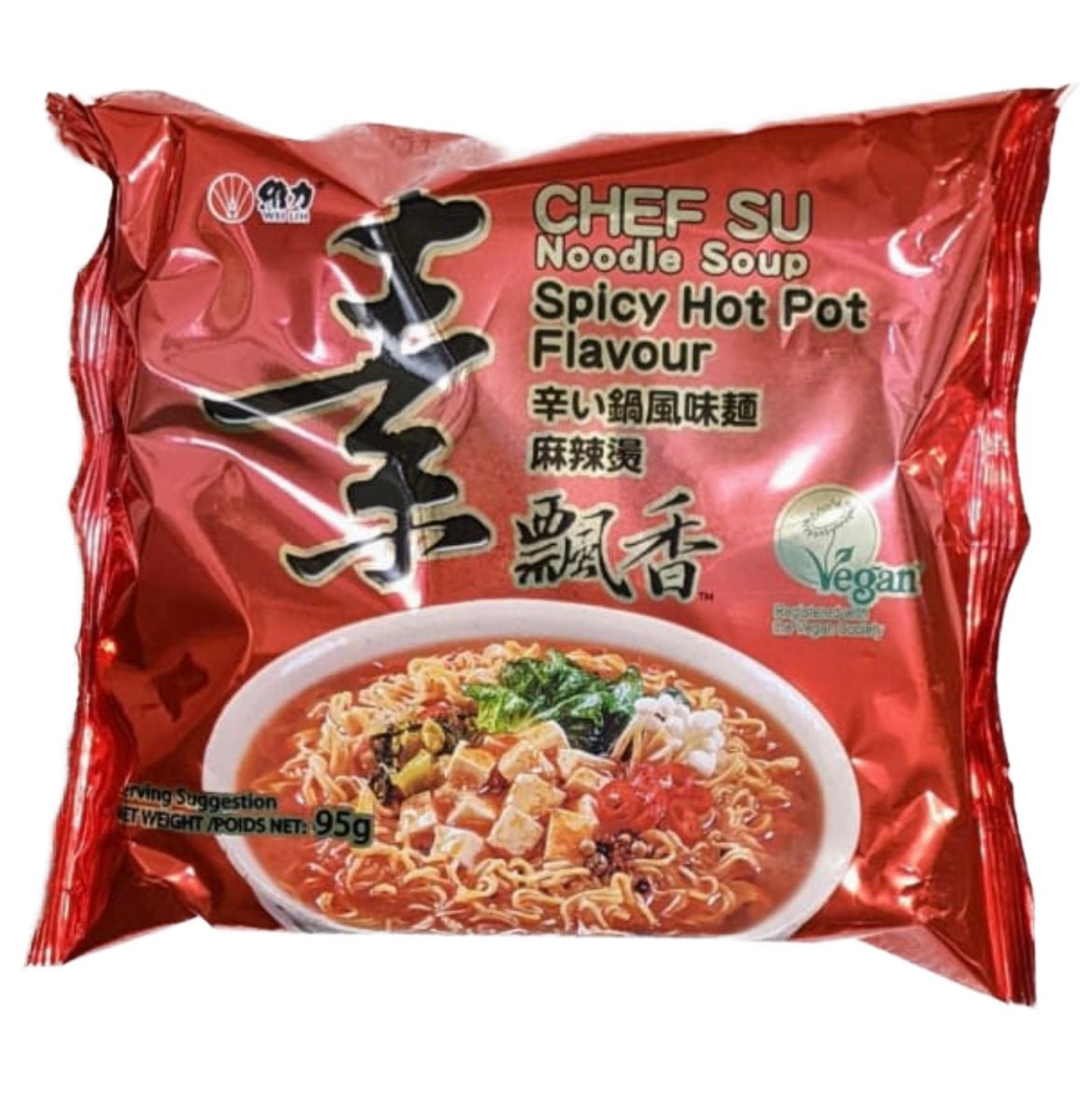 WL Wei Lih Chef Su Hot Pot Flavour Instant Noodle 95g - Asian Online Superstore UK