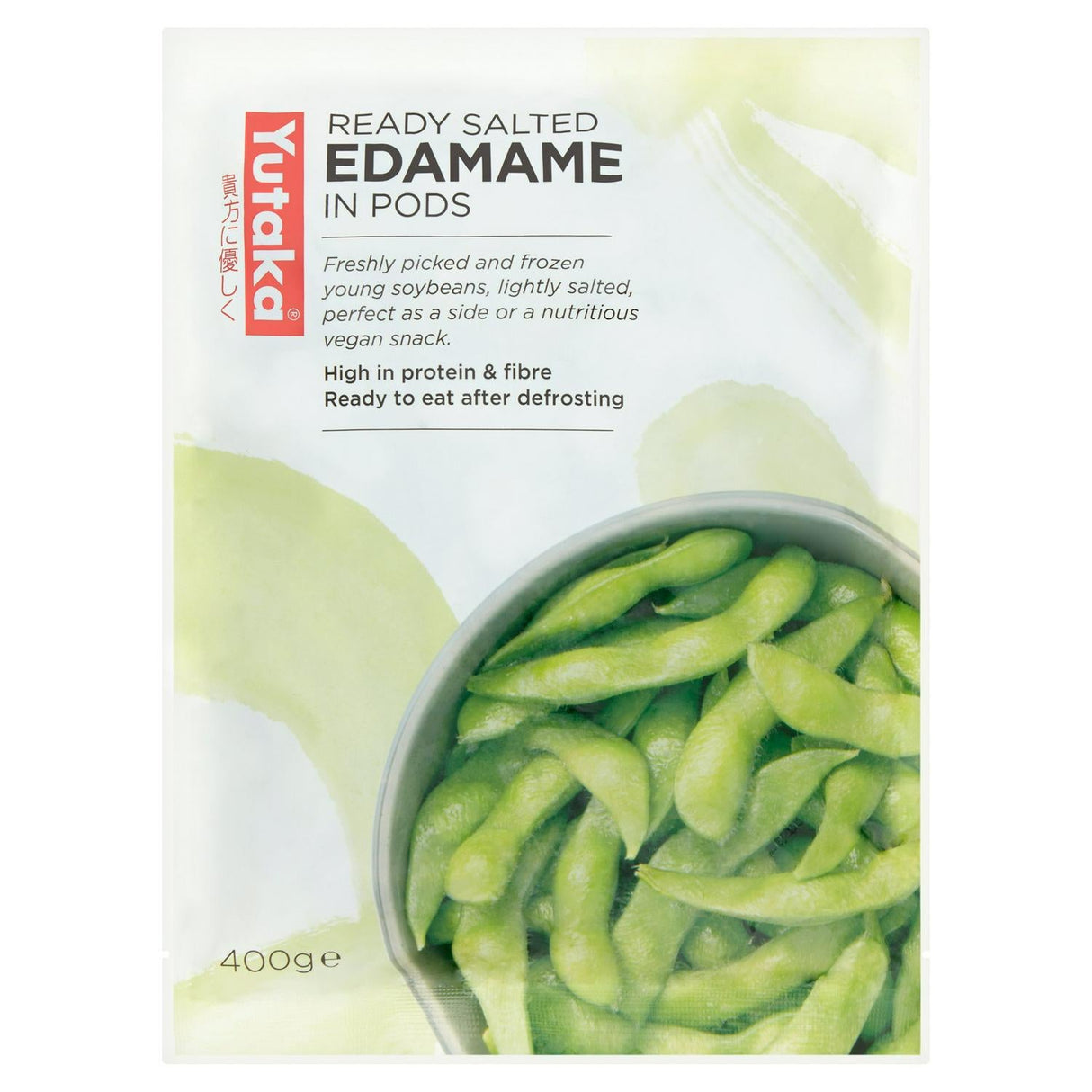 Yutaka Ready Salted Edamame Soybeans in Pods 400g - Asian Online Superstore UK
