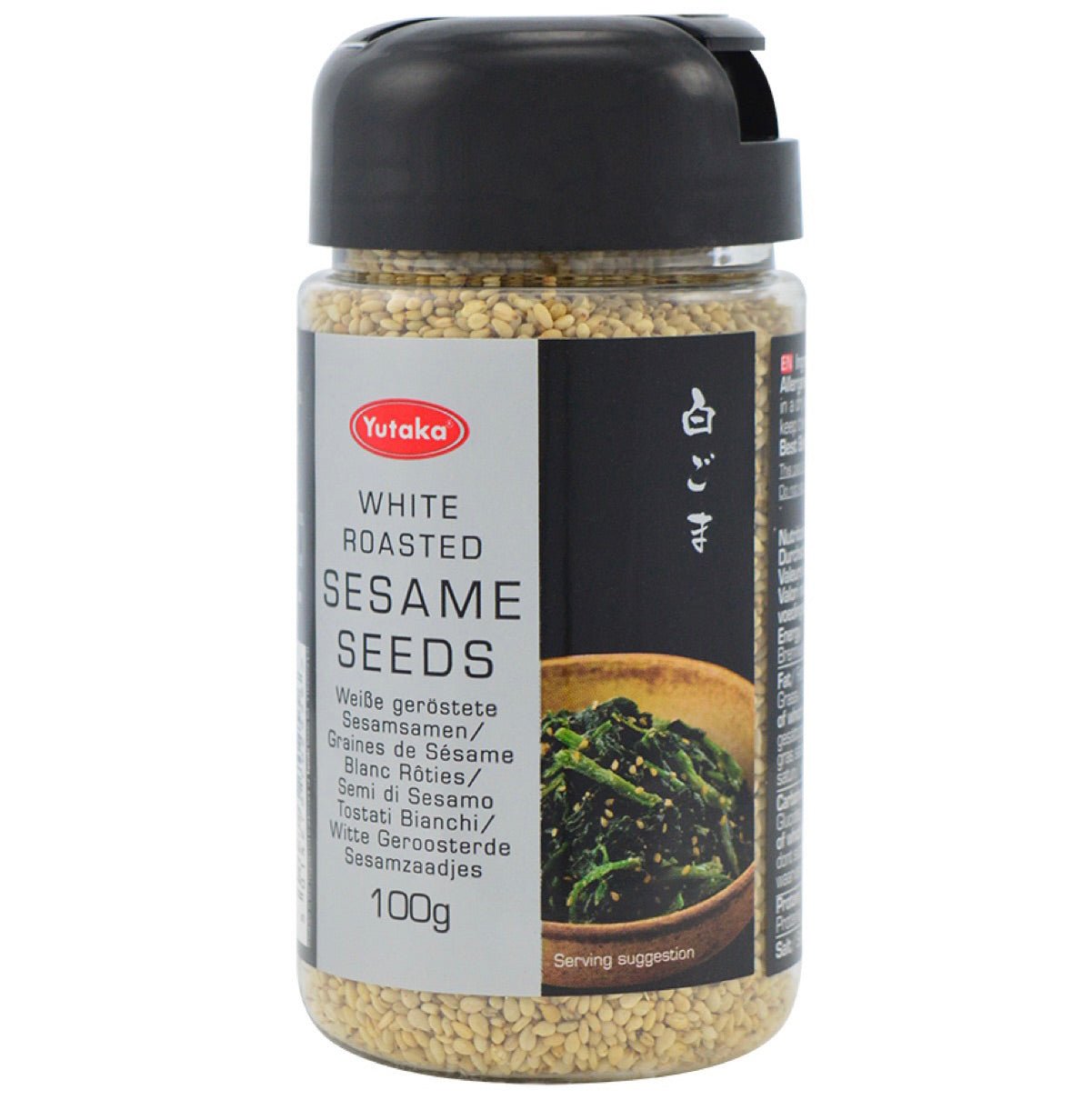 Yutaka White Roasted Sesame Seeds 100g - Asian Online Superstore UK