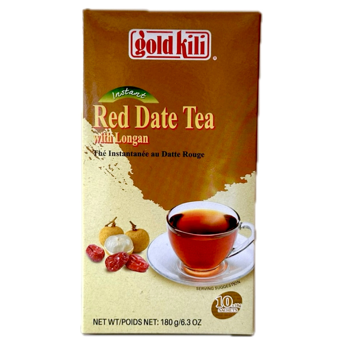 Gold Kili Instant Red Dates With Longan Drink (18gx10 Sachets) 180g