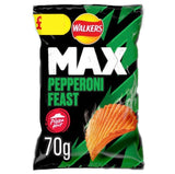Walkers Max Pepperoni Feast (RRP:1.25) 70g