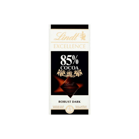 Lindt Excellence 85% Cocoa Dark Chocolate Bar 100g | Asian Grocery UK