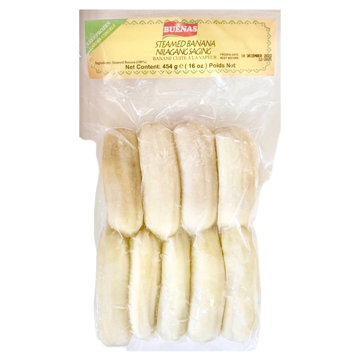 Buenas Steamed Banana (Nilagang Saging) 454g