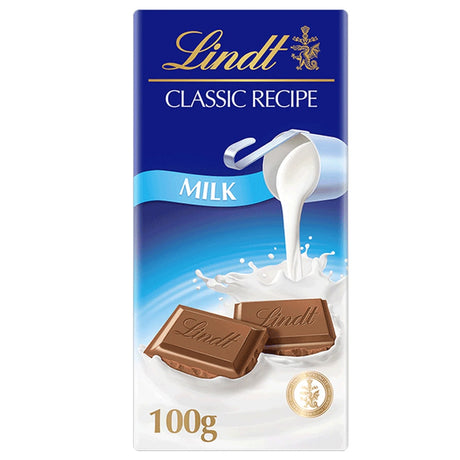 Lindt Classic Recipe Milk Chocolate 100g | Asian Grocery UK