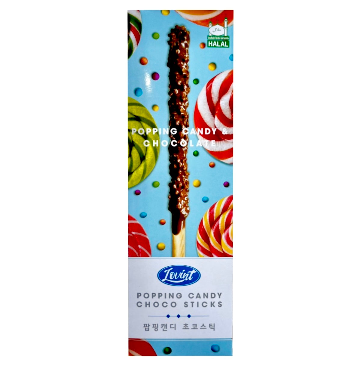 Lovint Popping Candy & Choco Stick (3s)54g