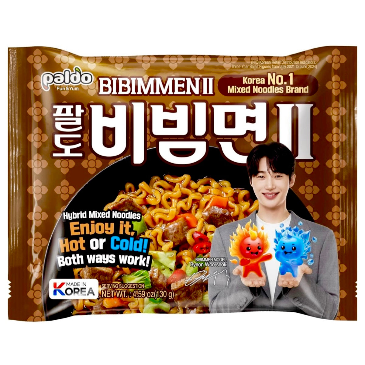 Paldo Bibim Men Instant Noodles (Spicy Cold Noodles) 130g