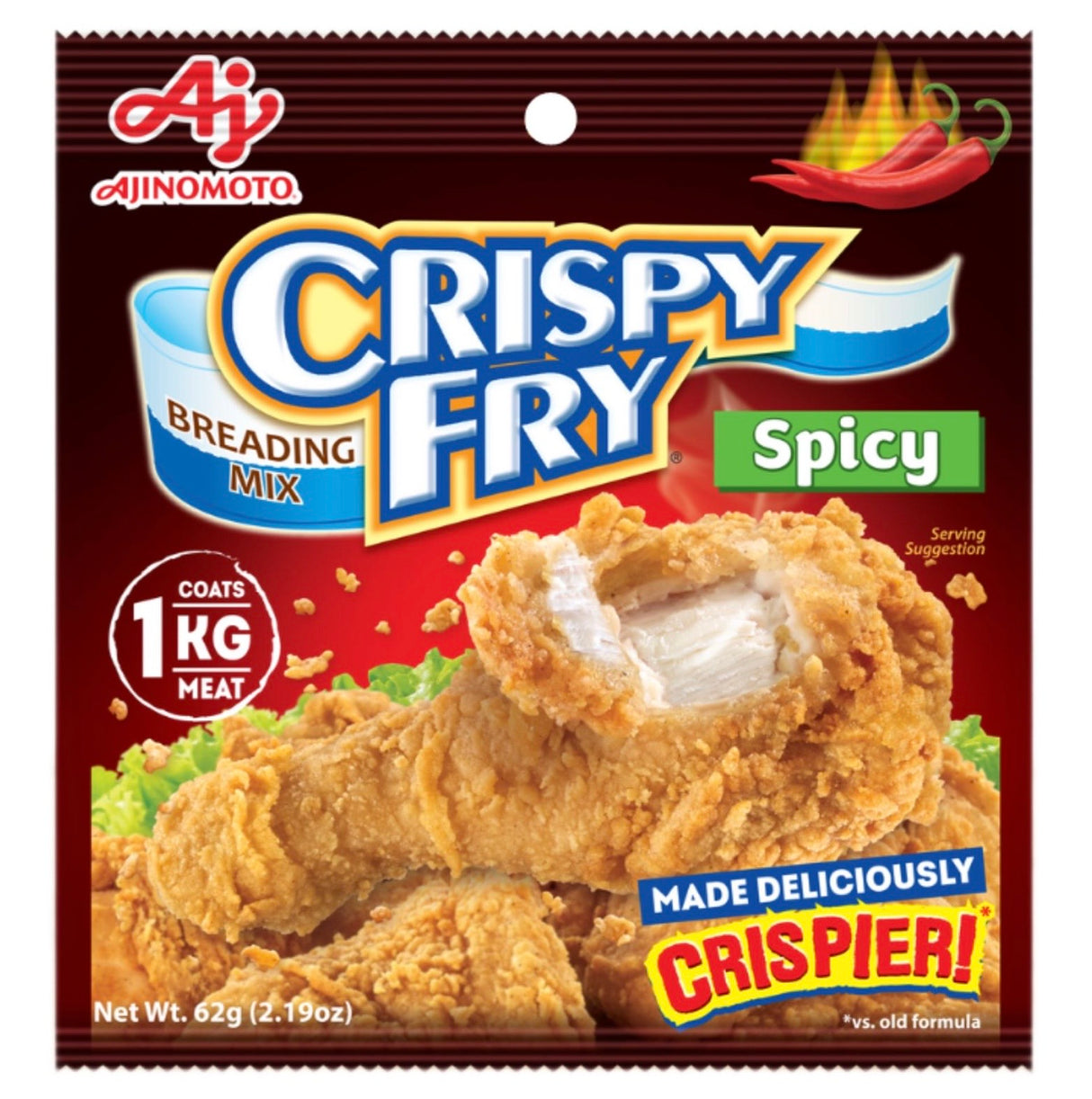 Ajinomoto Crispy Fry Spicy Breading mix 62g