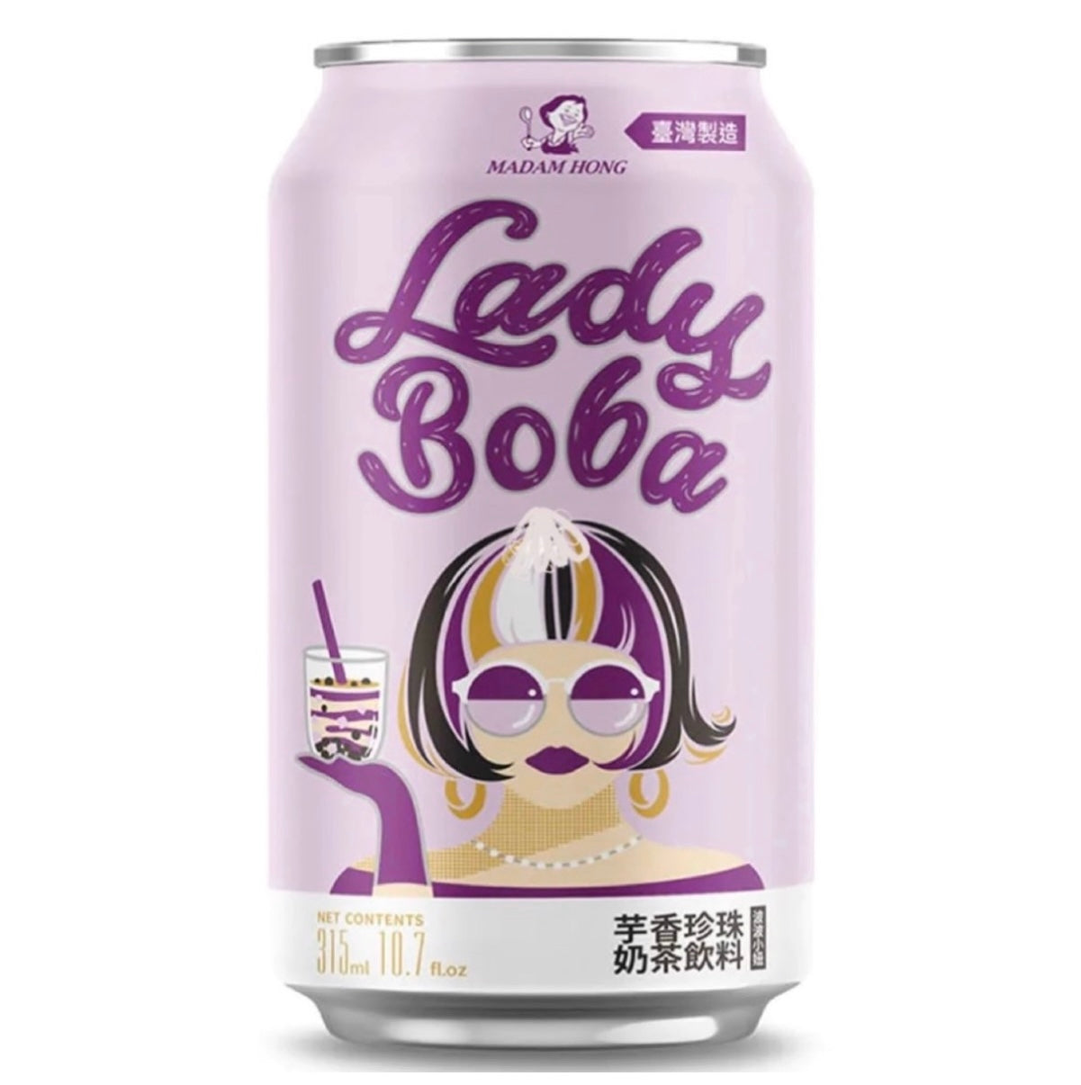 Madam Hong Lady Boba Taro Bubble Tea 315ml
