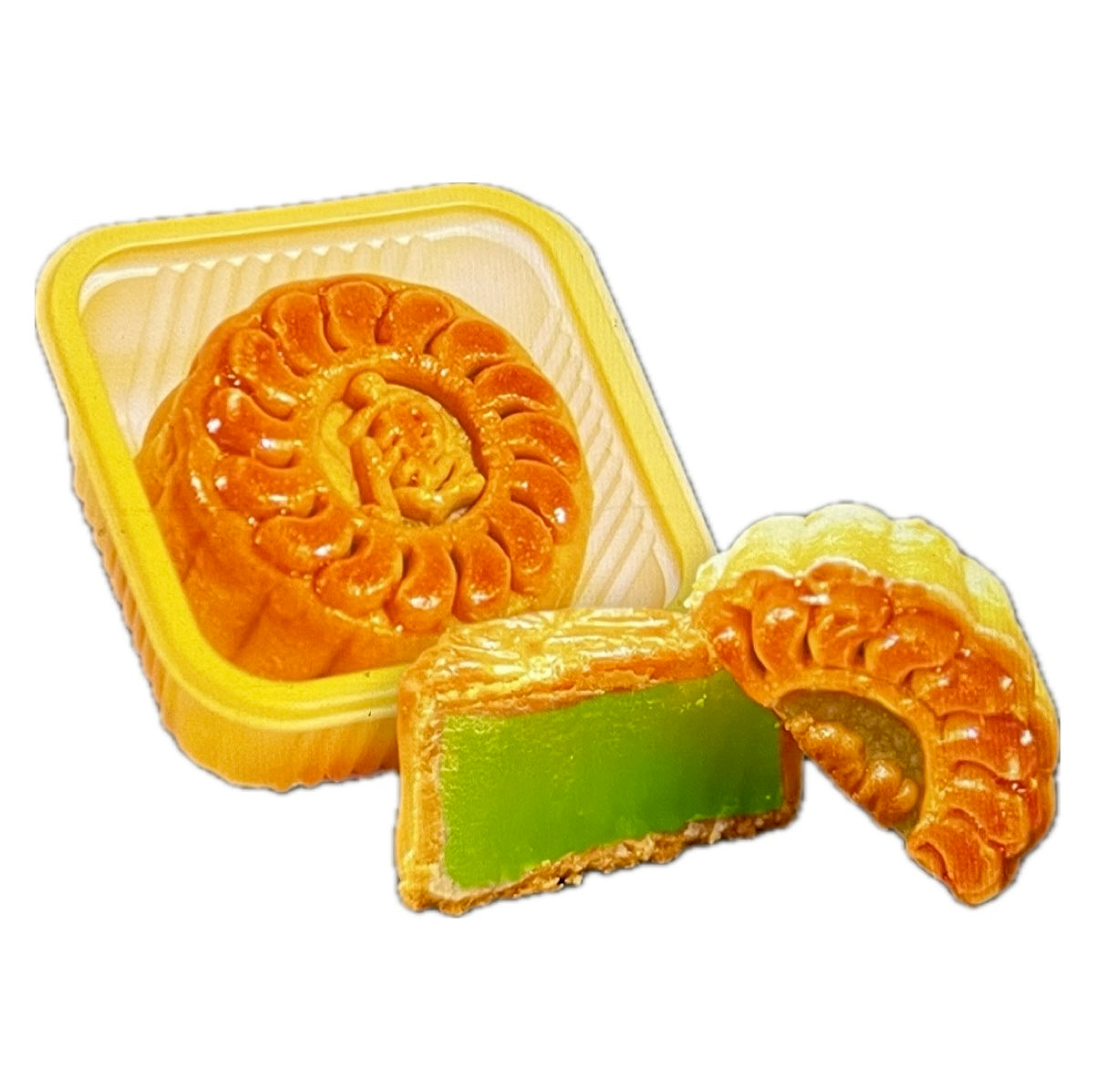 CH Pandan Lotus Mini Moon Cake 翡翠迷你月餅 1pc
