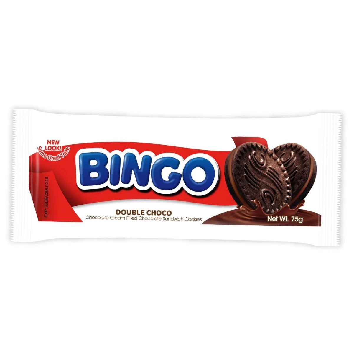 Bingo Double Choco Cookie Sandwich 75g