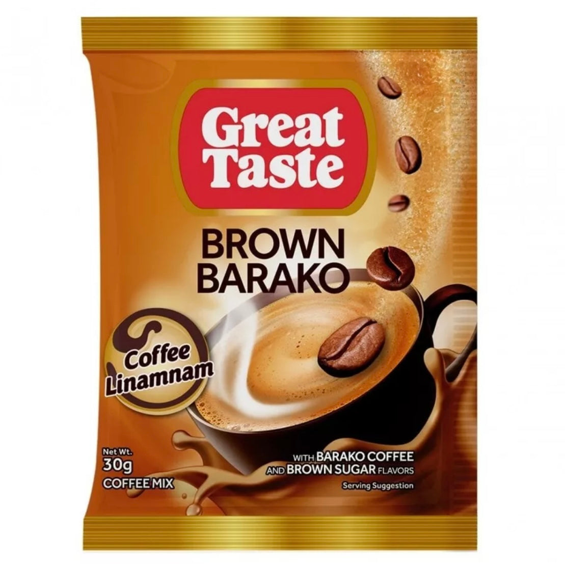 Great Taste Coffee Brown Barako 30g
