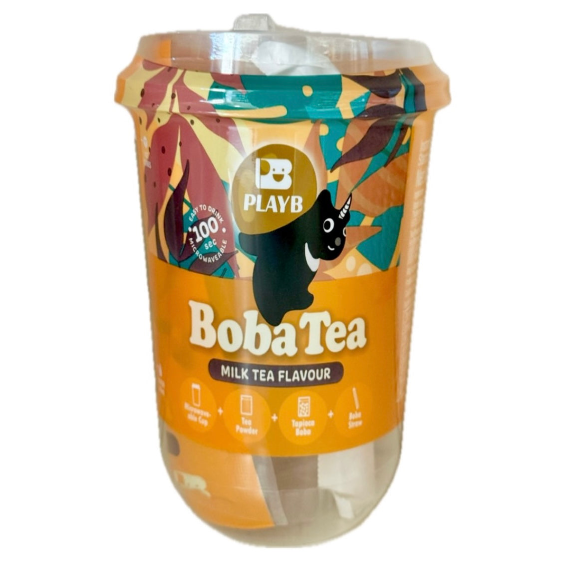 PlayB Boba Tea Cup Milk Tea Flavor 85g