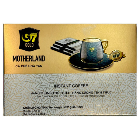 Trung Nguyen G7 Gold Motherland Instant Coffee Sticks (14x18g) 252g