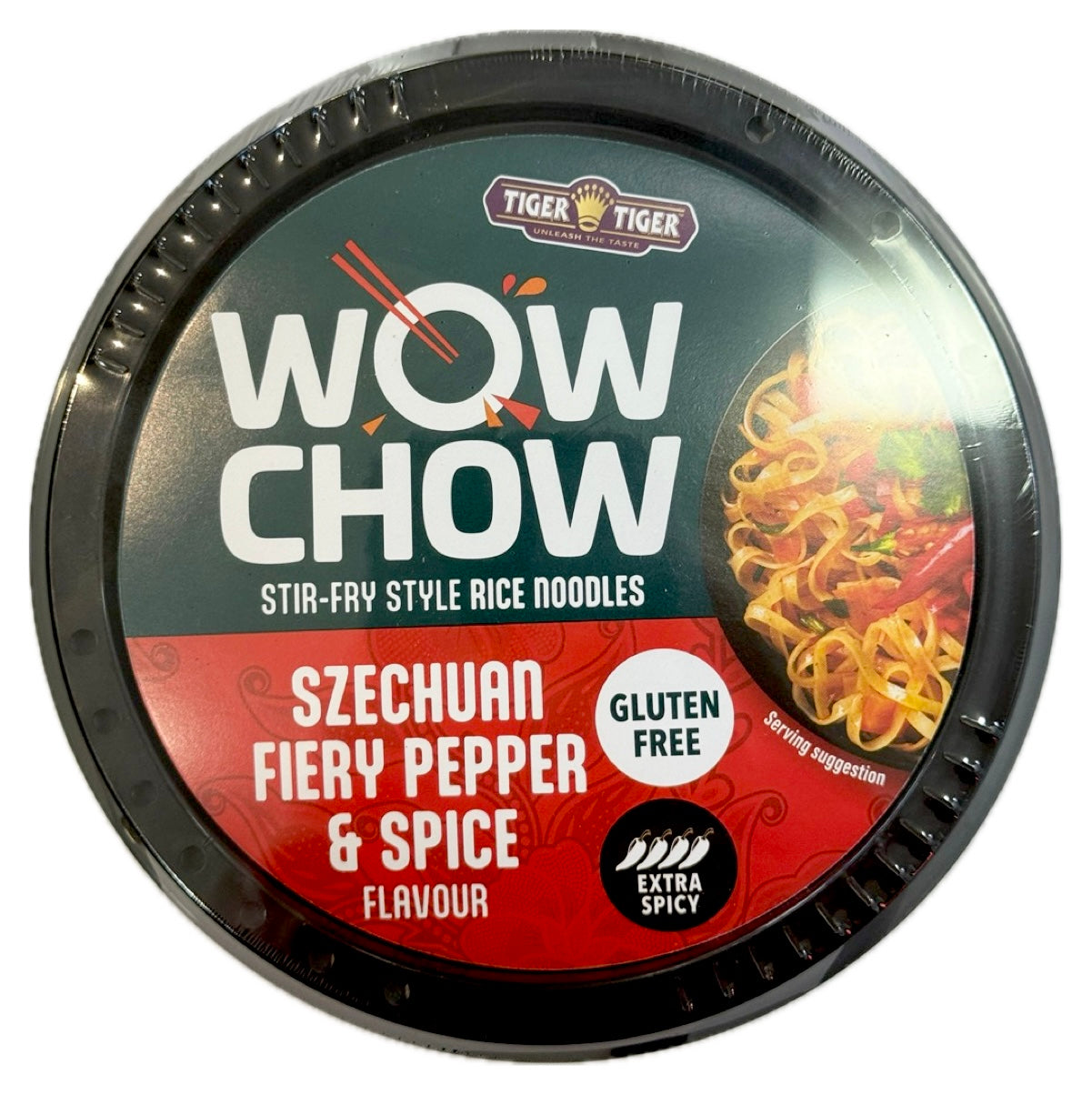 TT- Tiger Tiger Wow Chow Szechuan Fiery Pepper & Spice Rice Noodle Bowl 76g