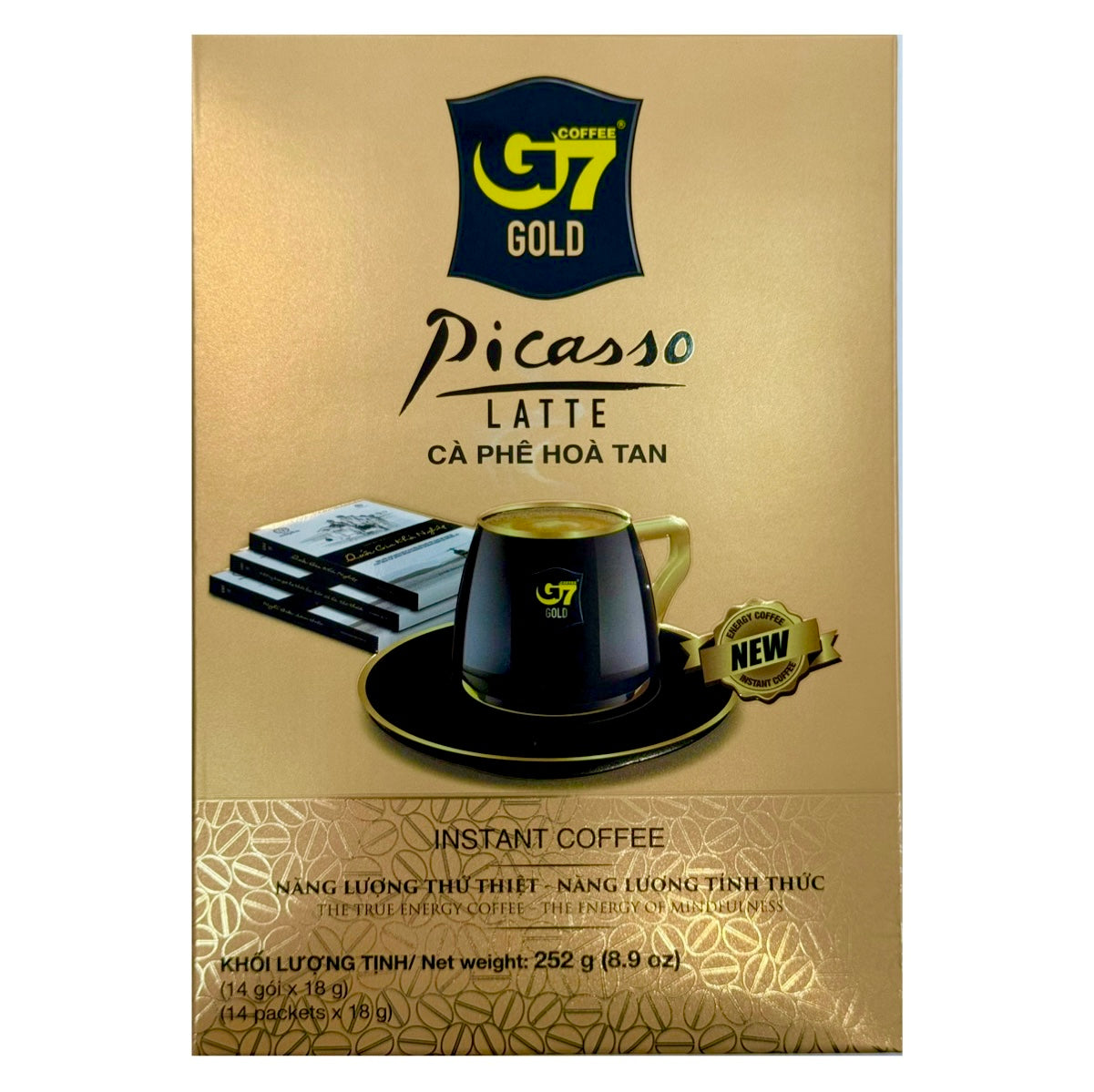 Trung Nguyen G7 Gold Piscasso Latte Instant Coffee Sticks (14x18g) 252g